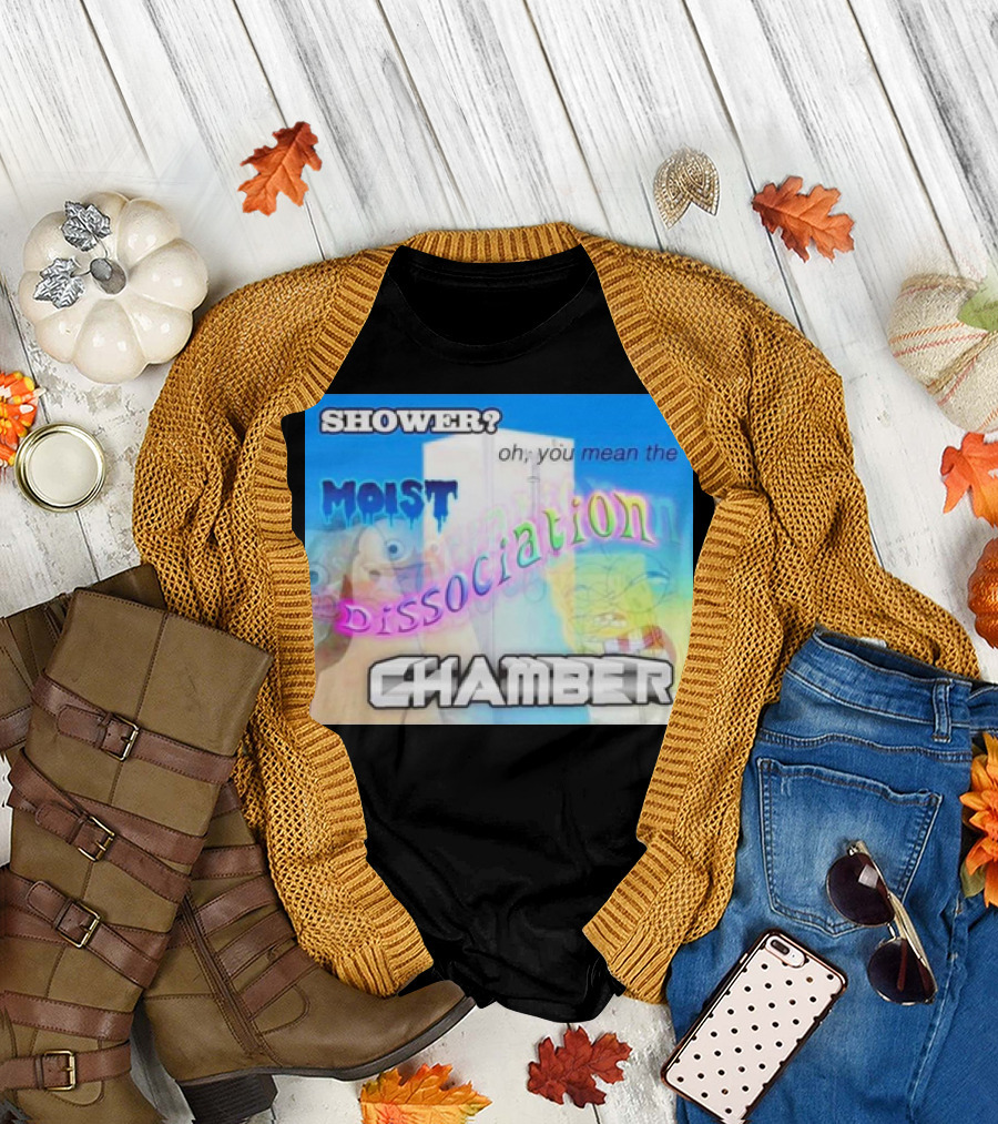 Shower You Mean the Moist Dissociation Chamber Spongebob T-Shirt