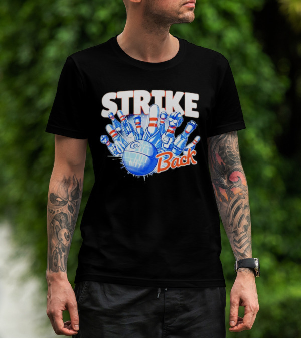 STRIKE Back Bowling And Star Wars Mashup T-Shirt