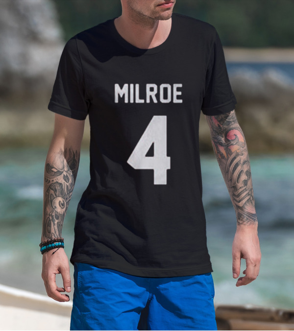 Alabama Football Milroe 4 Shirsey T-Shirt