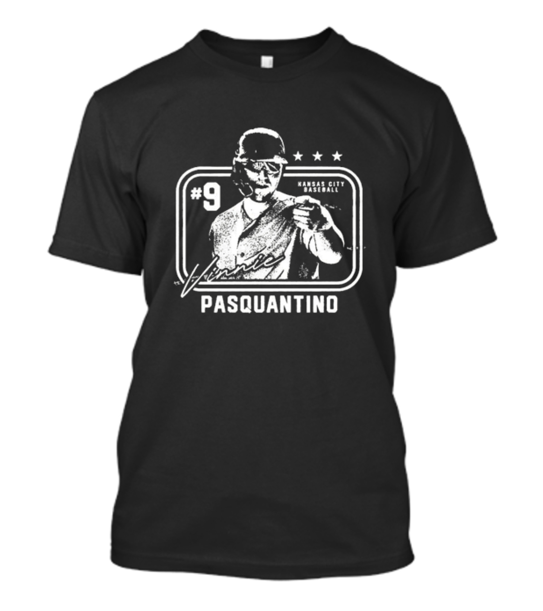 Vinnie Pasquantino #9 Kansas City Baseball Signature T-Shirt