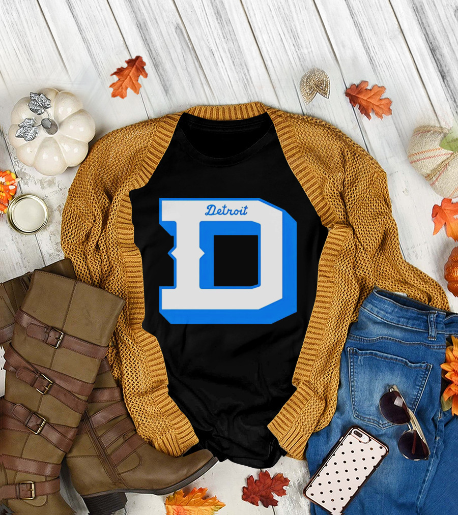 Detroit Lions Football Detroit D T-Shirt