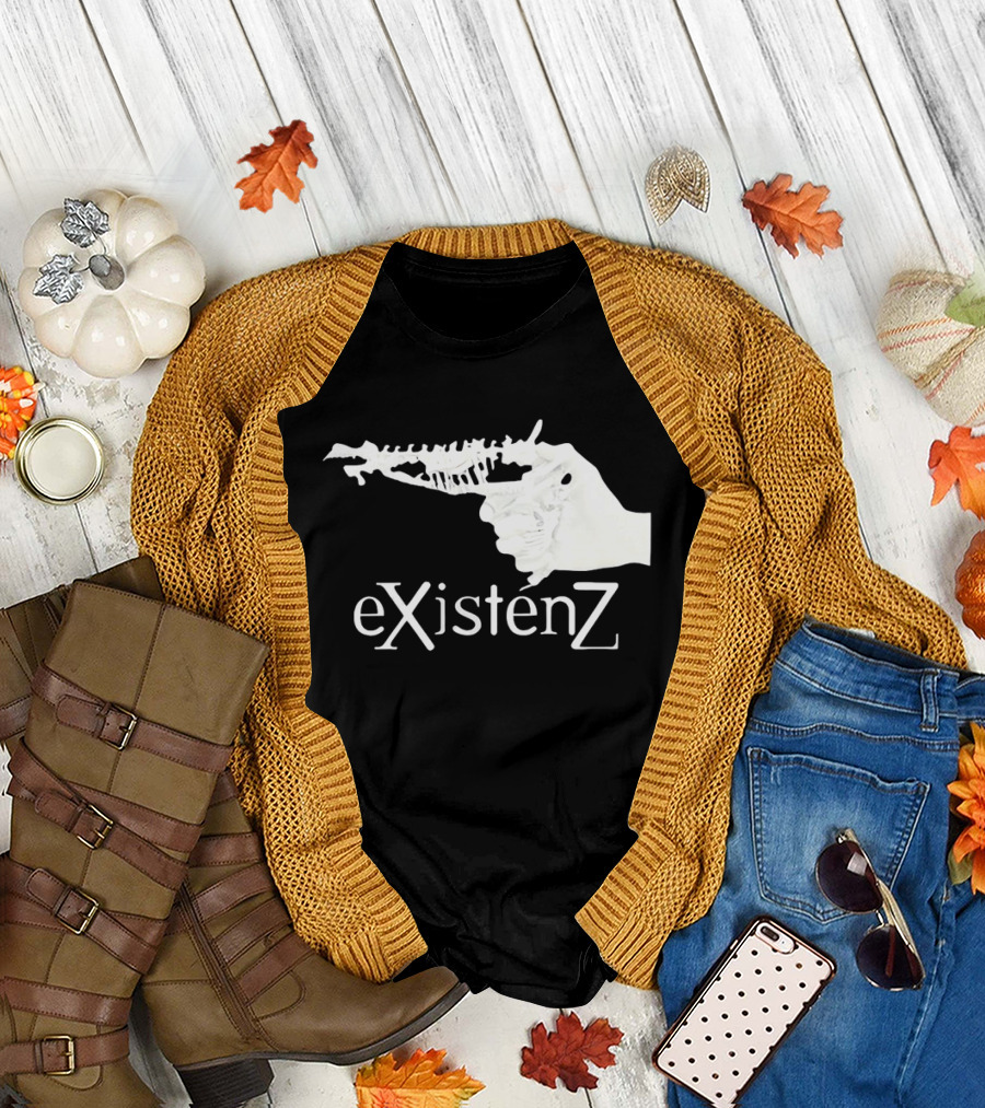 Gristle eXistenZ Skeletal Gun T-Shirt