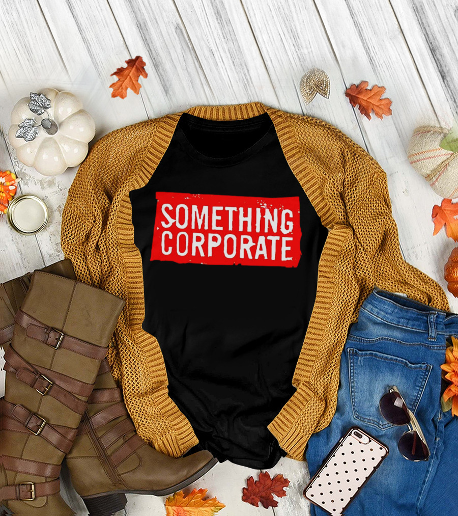 Something Corporate Bold Red Iconic T-Shirt