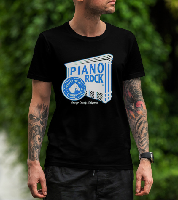 Piano Rock Something Corporate Orange County California T-Shirt