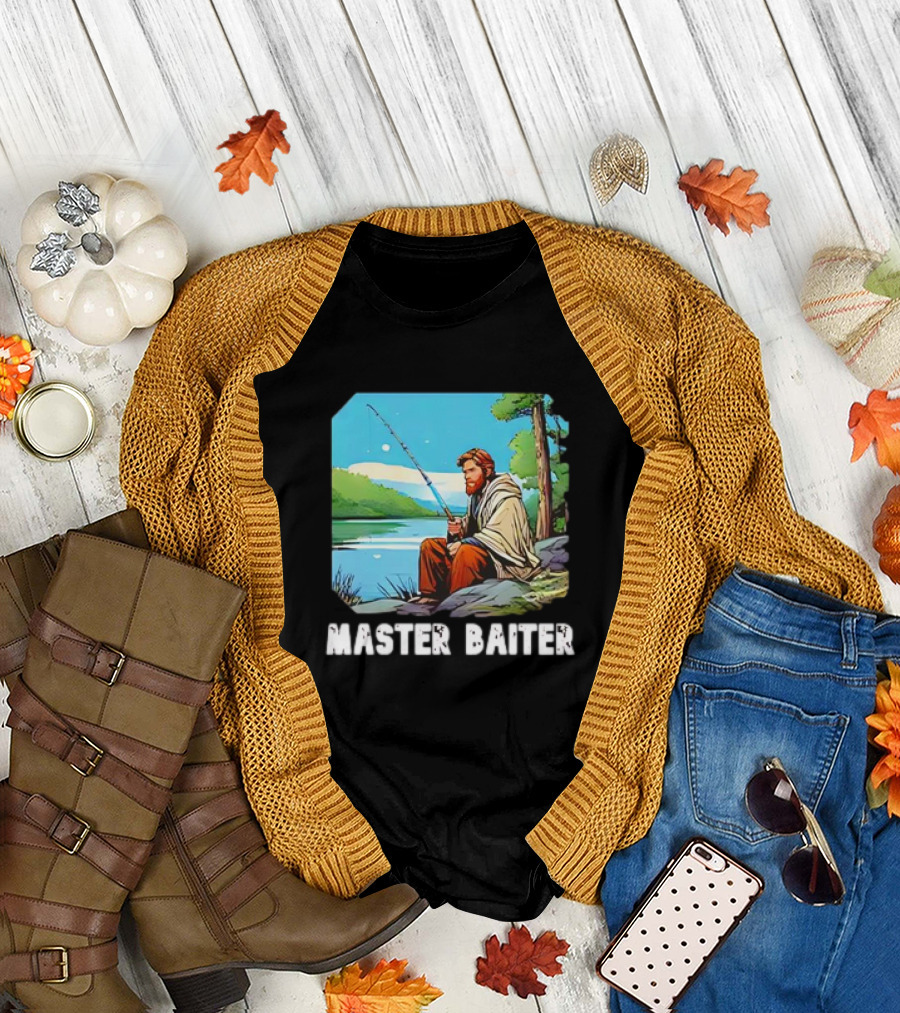 Obi-Wan Kenobi Fishing Master Baiter Forest Scene T-Shirt