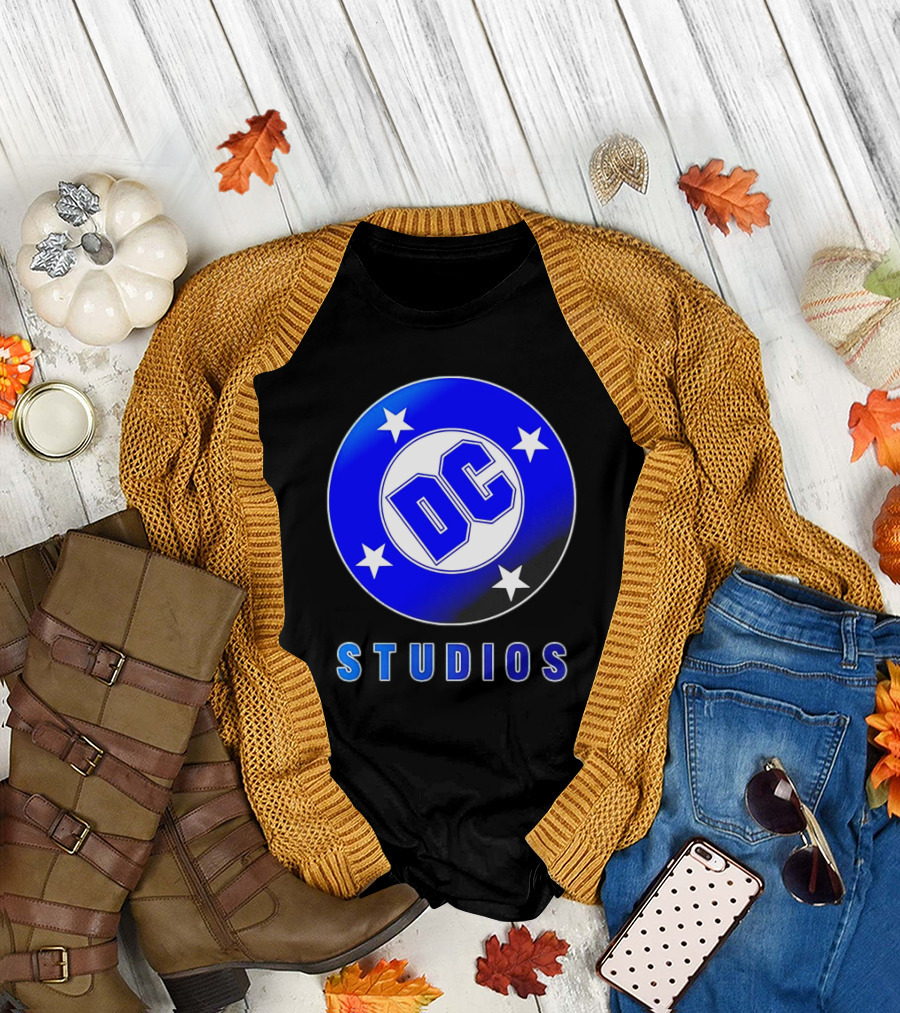 James Gunn DC Studios Logo with Stars T-Shirt