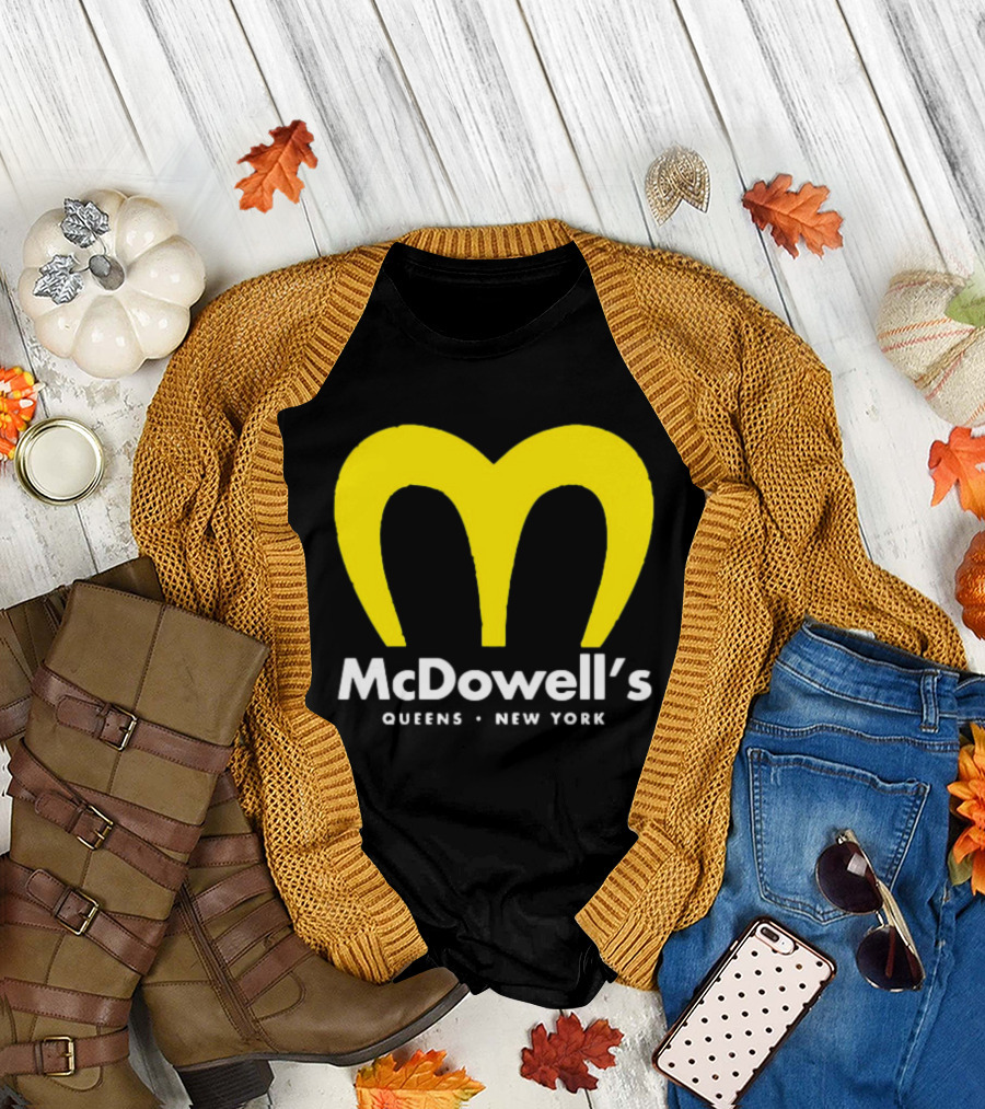 McDowell’s Queens New York Logo Yellow Arch T-Shirt