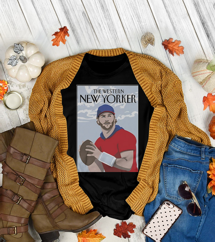 Buffalo Bills Josh Allen The Western New Yorker Football Player T-Shirt