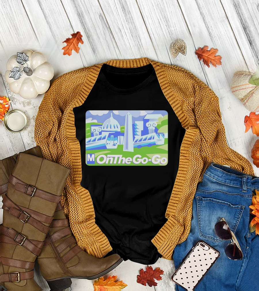 DC Metro On The Go-Go Washington D.C. Landmarks T-Shirt