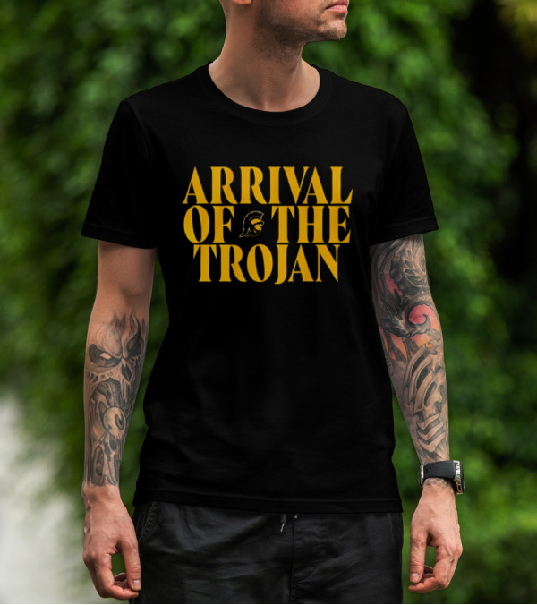 USC Football Arrival Of The Trojan T-Shirt