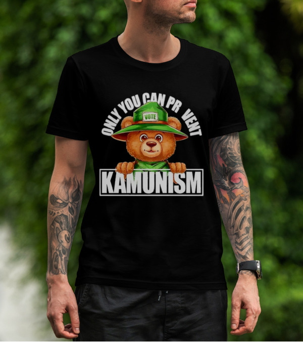 Bear Vote Only You Can Prevent Kamunism T-Shirt