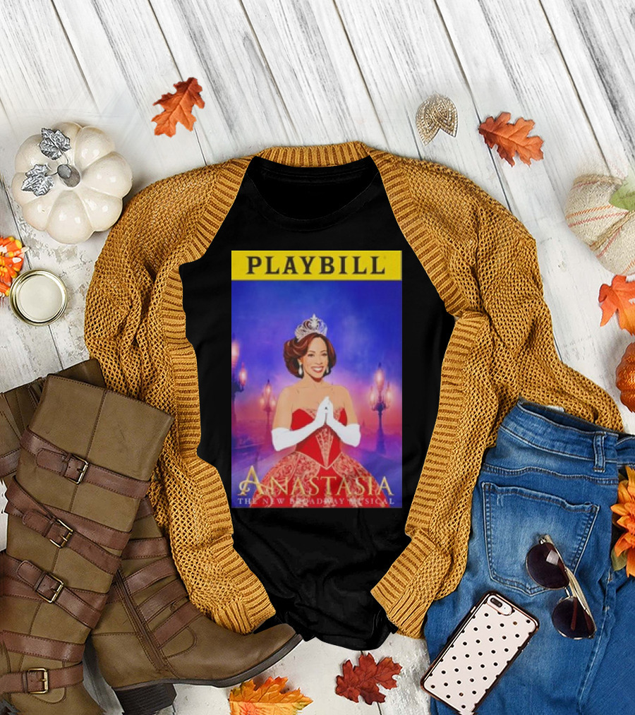Playbill Kamala Harris Anastasia The New Broadway Musical T-Shirt