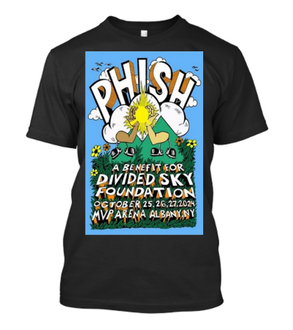 Phish A Benefit For Divided Sky Foundation At MVP Arena Albany NY October 25-27 T-Shirt