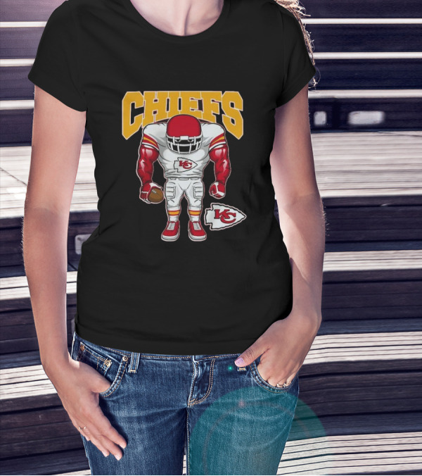 Kansas City Chiefs Brute Squad Football Player T-Shirt