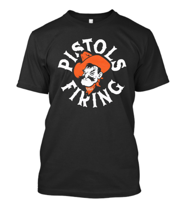 Oklahoma State Cowboys Pistols Firing OSU Vintage T-Shirt