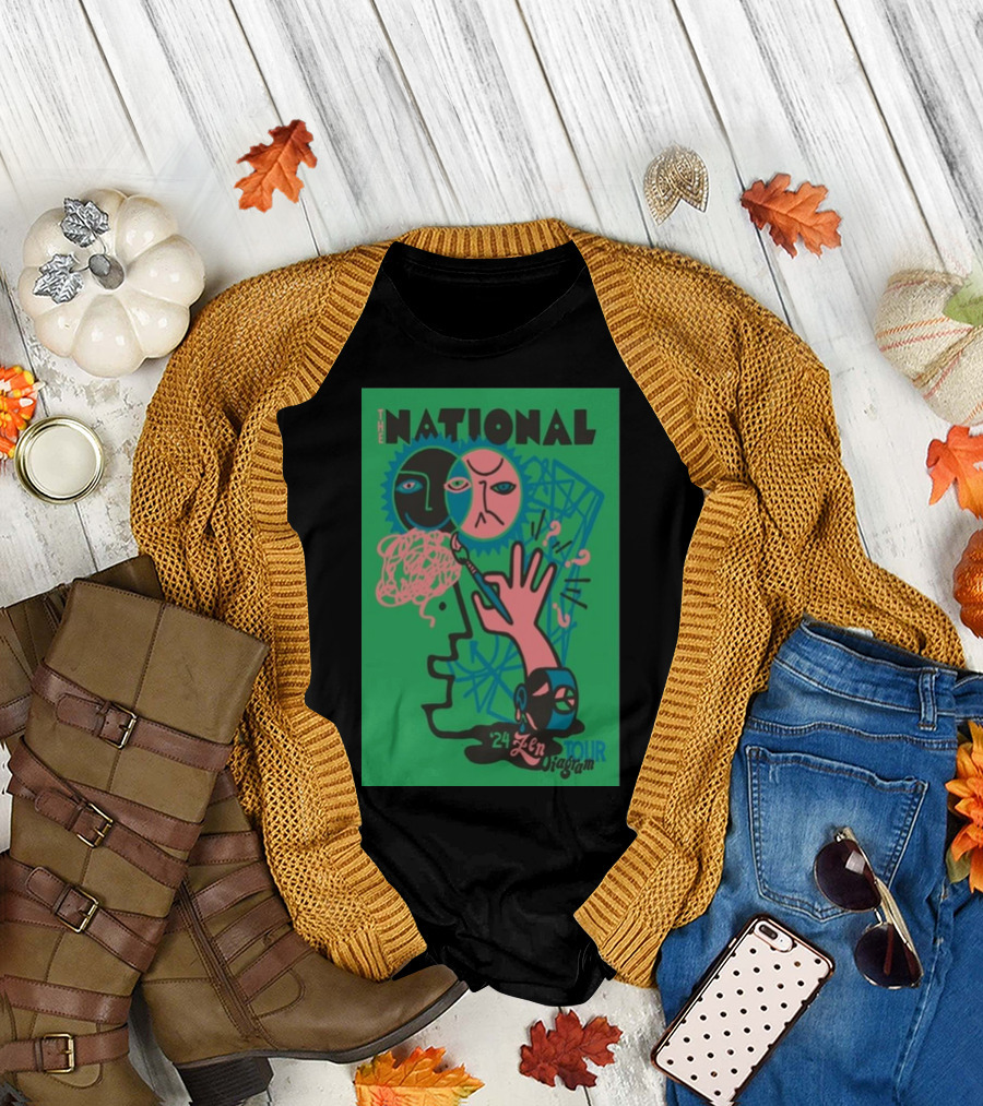 The National 2024 Zen Diagram Tour T-Shirt