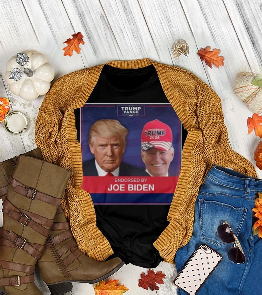 Trump 2024 Endorsed by Joe Biden Trump Vance Cap T-Shirt