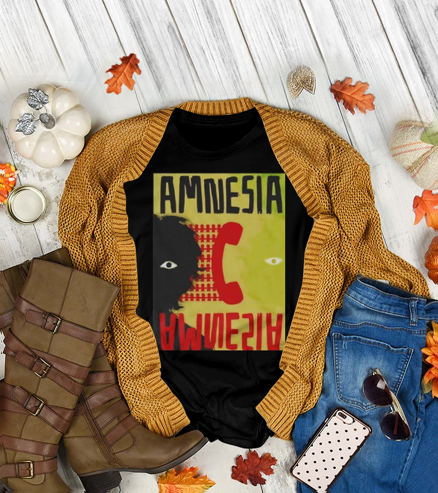 Amnesia Crumb Retro Phone Art Two-Face T-Shirt