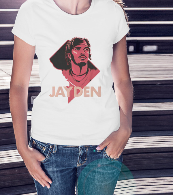 Jayden Daniels Washington Commanders Patriot T-Shirt