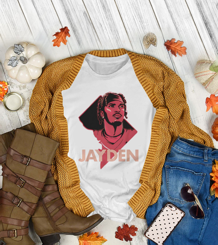 Jayden Daniels Washington Commanders Patriot T-Shirt