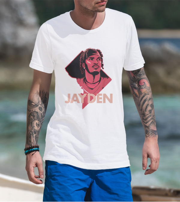 Jayden Daniels Washington Commanders Patriot T-Shirt