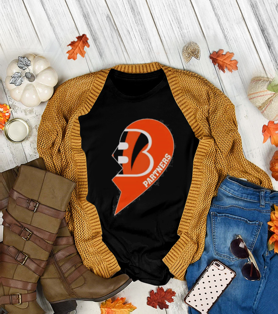 Cincinnati Bengals Partners Heart B T-Shirt