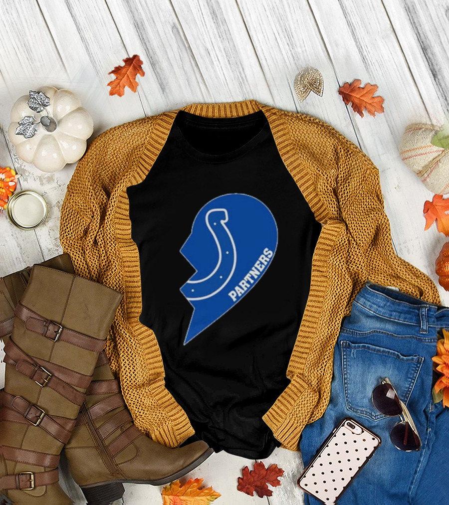 Indianapolis Colts Partners Half Heart T-Shirt