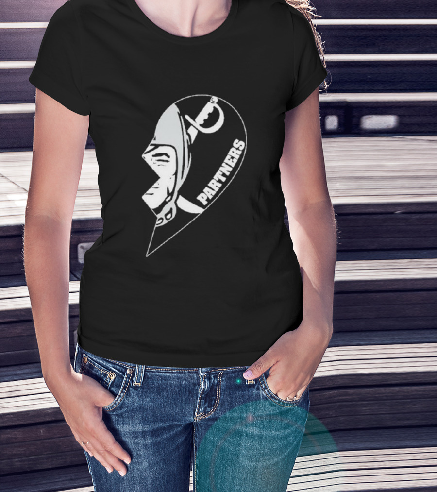 Las Vegas Raiders Partners Broken Heart T-Shirt