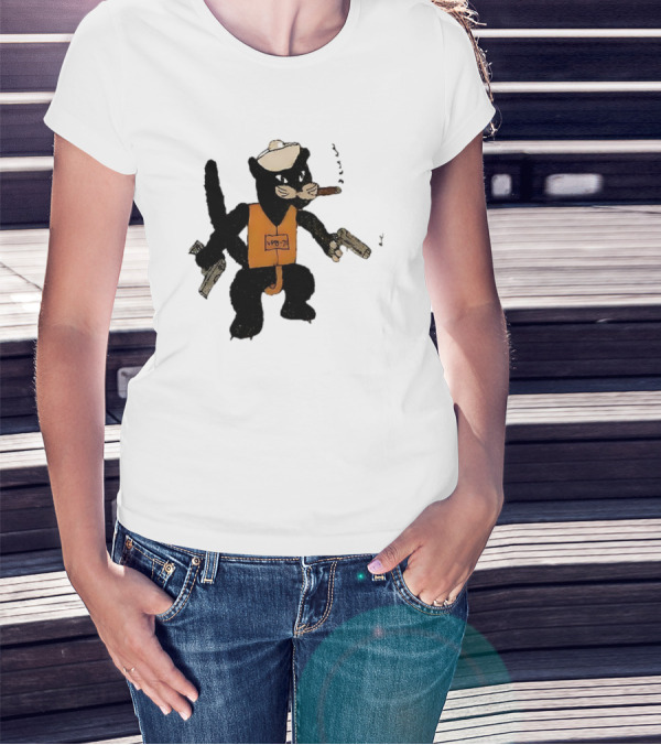 VPB-71 Cat Patrol Squadron Armed Mascot T-Shirt