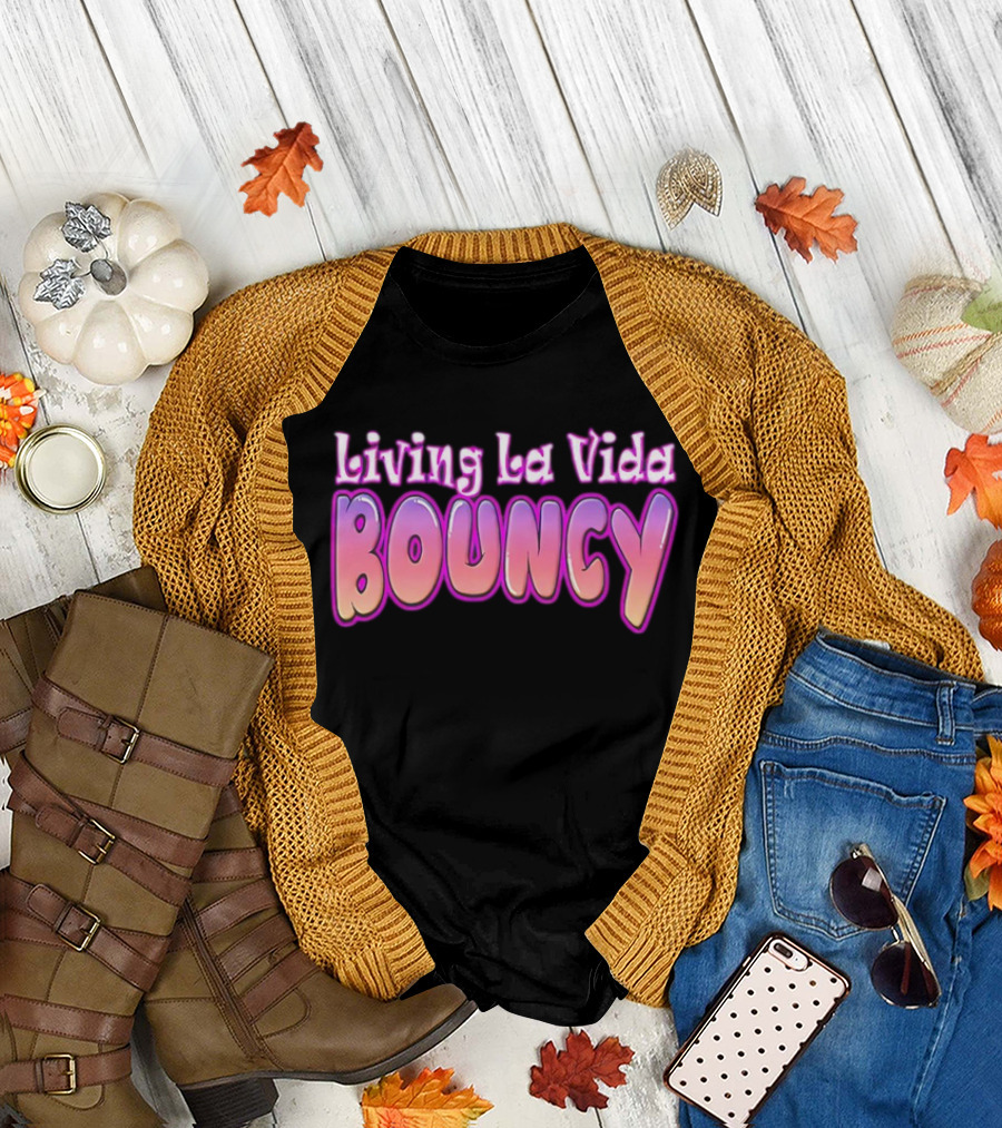 Living La Vida Bouncy Vibrant Pink T-Shirt