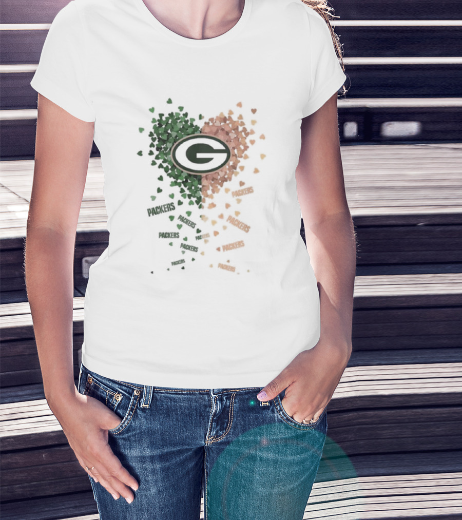 Packers Heart Green Bay Passion T-Shirt