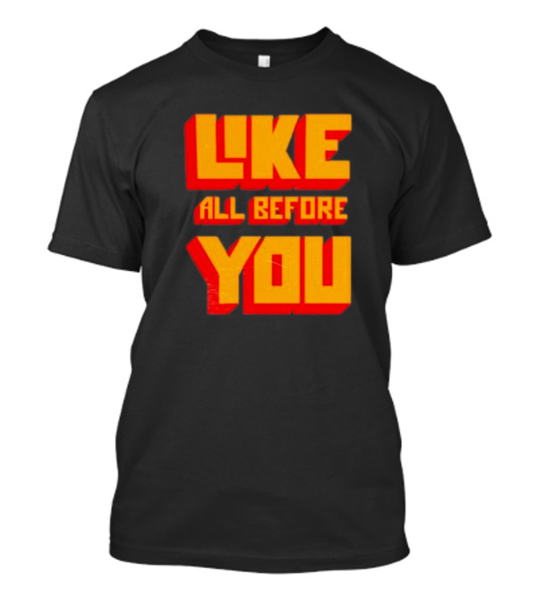 The Voidz Like All Before You Text Bold Yellow Red T-Shirt