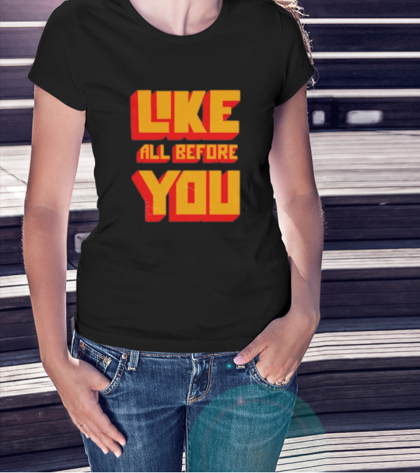 The Voidz Like All Before You Text Bold Yellow Red T-Shirt