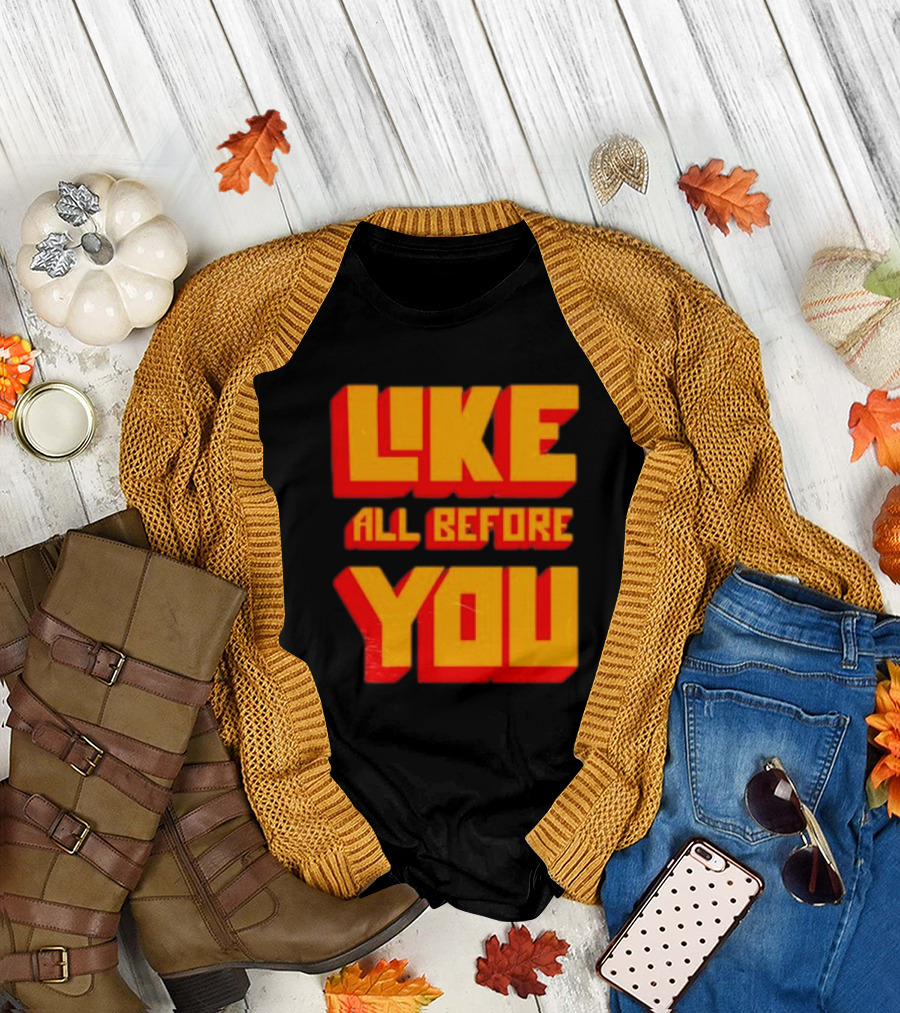 The Voidz Like All Before You Text Bold Yellow Red T-Shirt