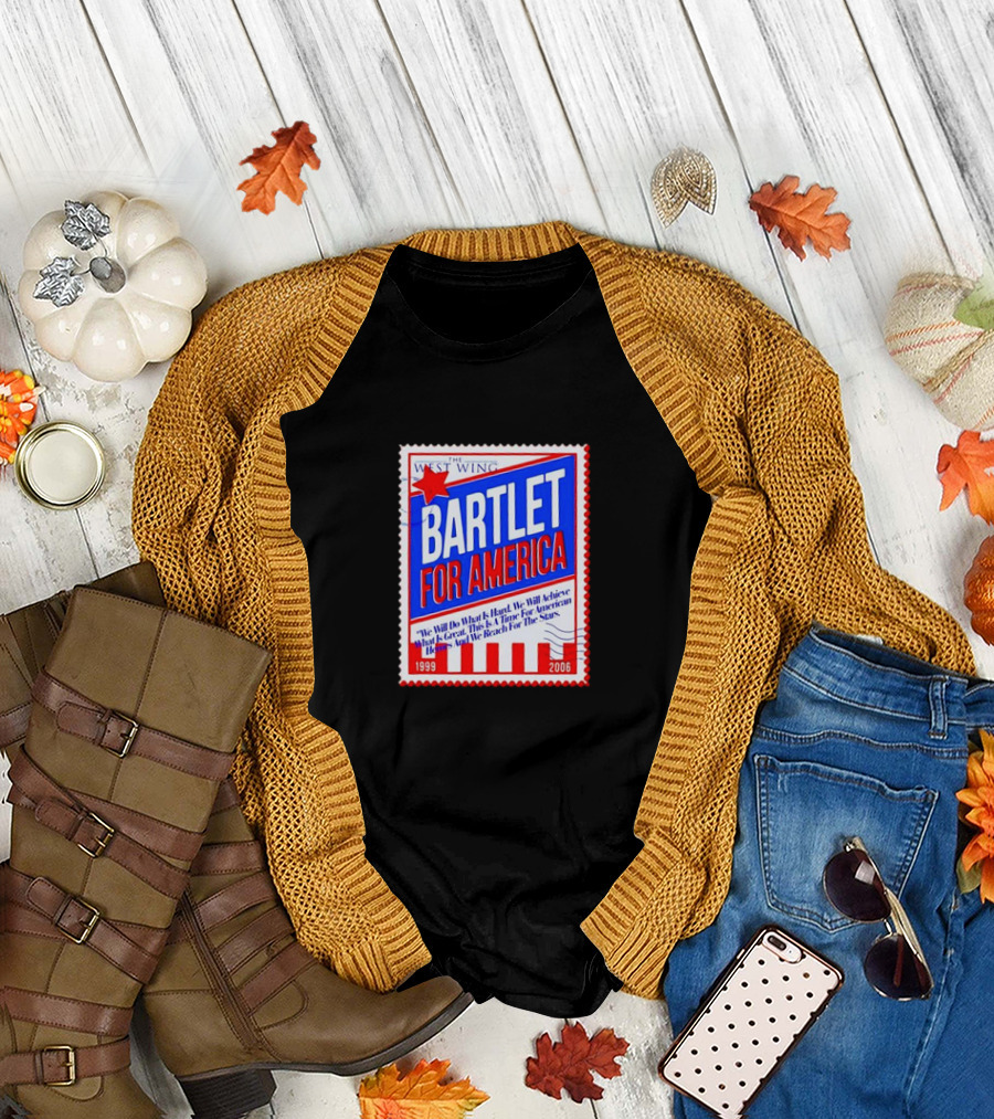Bartlet for America 1999-2006 Stamp with West Wing T-Shirt