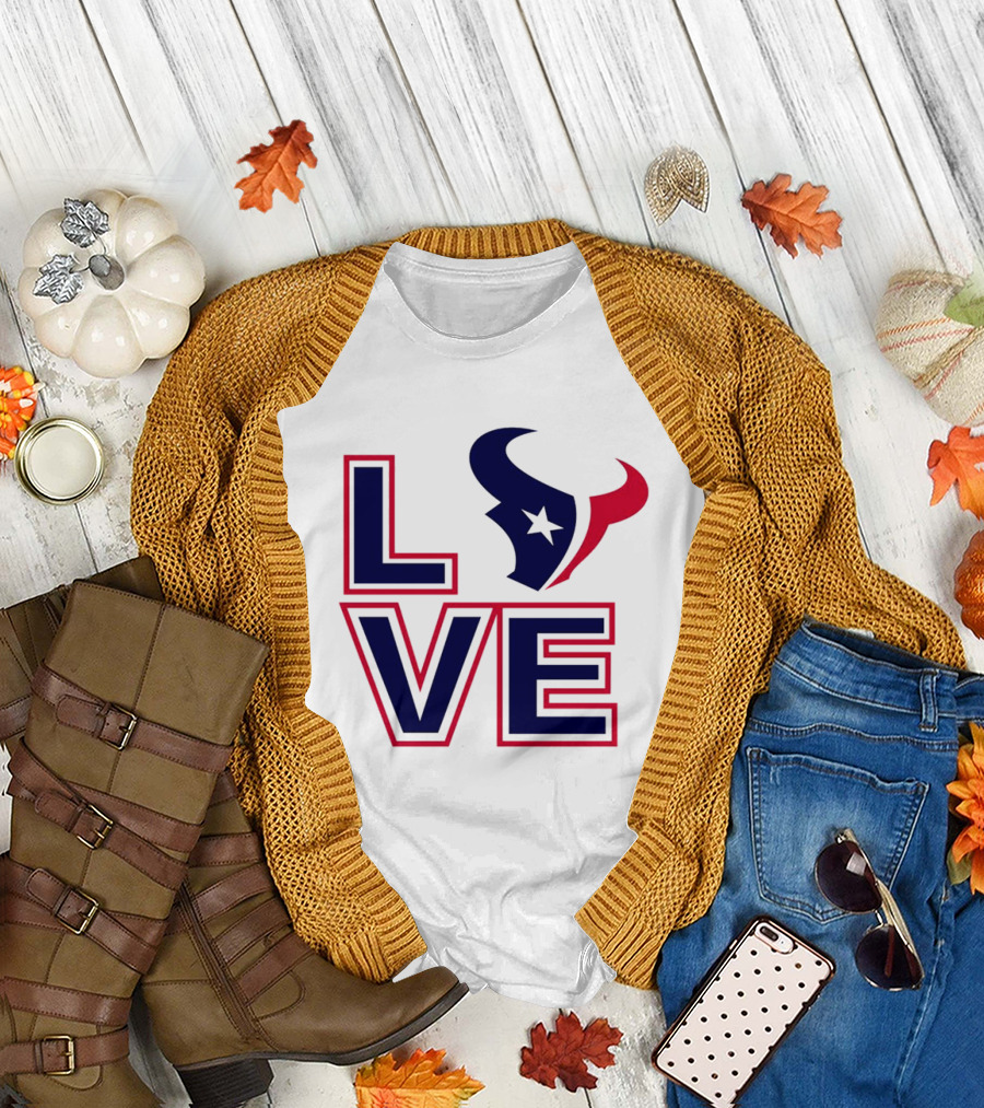 Houston Texans NFL Love Football Season T-Shirt