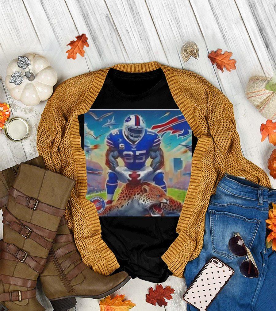 Buffalo Bills Taron Johnson Dominates Over Jacksonville Jaguars with Bold Team Spirit T-Shirt
