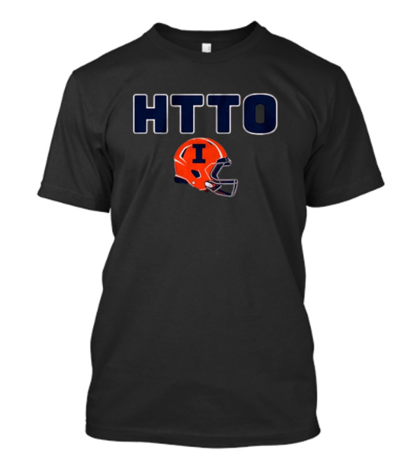 HTTO Illinois Football Helmet T-Shirt