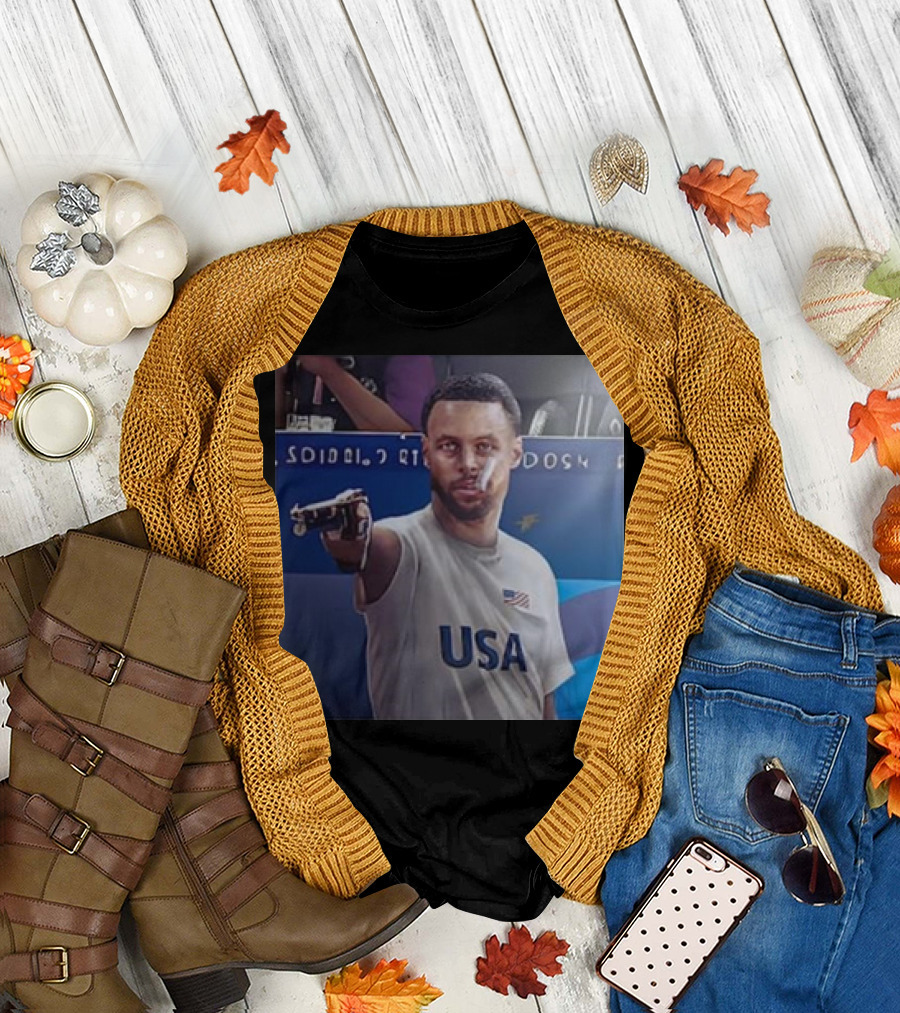 USA Basketball Stephen Curry Night Night Olympics T-Shirt