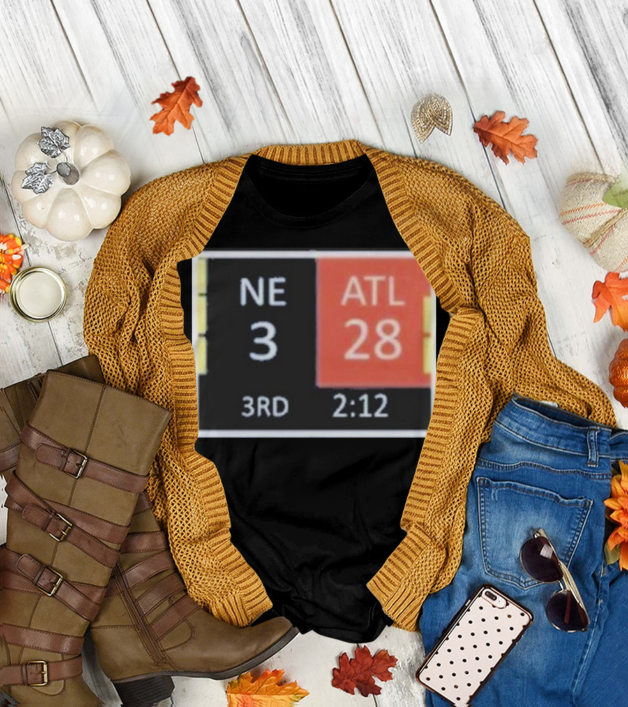 Tom Brady Greatest Comeback NE 3 ATL 28 3rd 2:12 T-Shirt