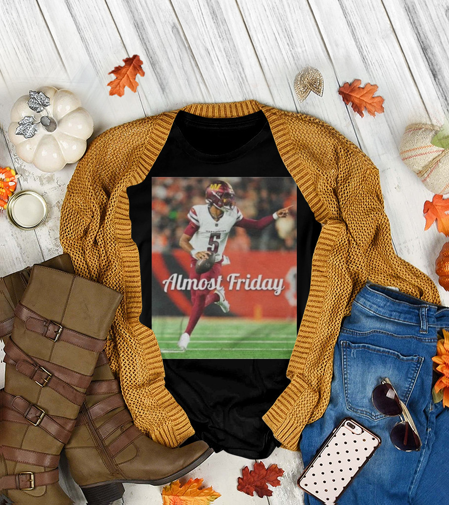 Almost Friday Football Quarterback Five T-Shirt