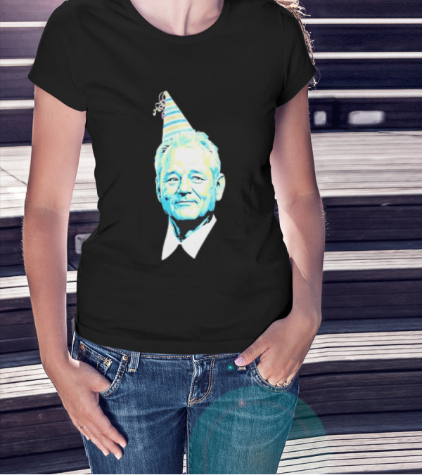 Retro Birthday Party Hat Bill T-Shirt