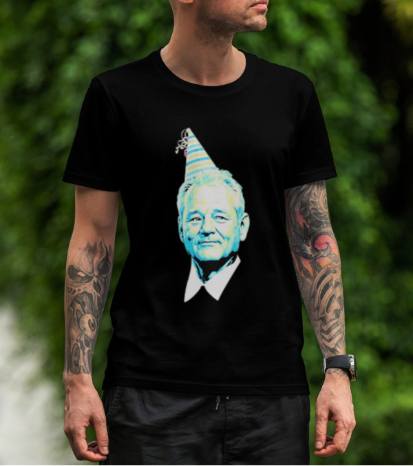 Retro Birthday Party Hat Bill T-Shirt