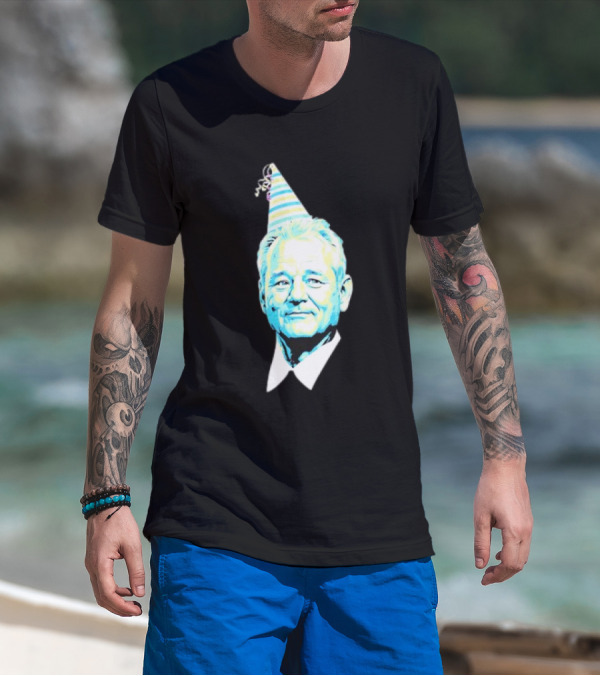 Retro Birthday Party Hat Bill T-Shirt