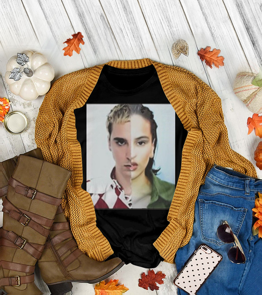 Rosalia Omega Split Face Artistic T-Shirt