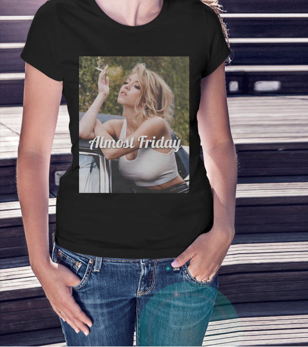 Almost Friday Sydney Sweeney Smoke Car T-Shirt