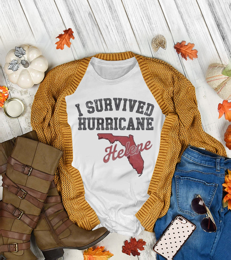 I Survived Hurricane Helene Florida T-Shirt