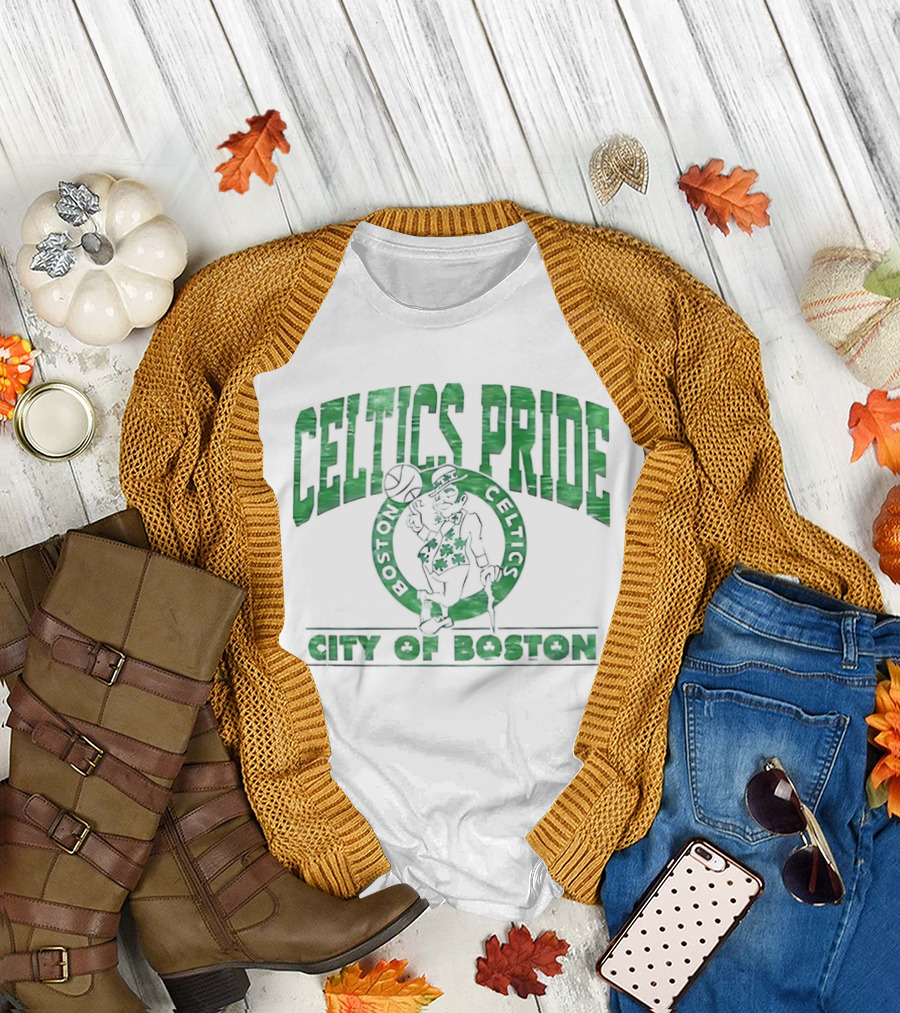 Celtics Pride Boston Celtics City of Boston T-Shirt