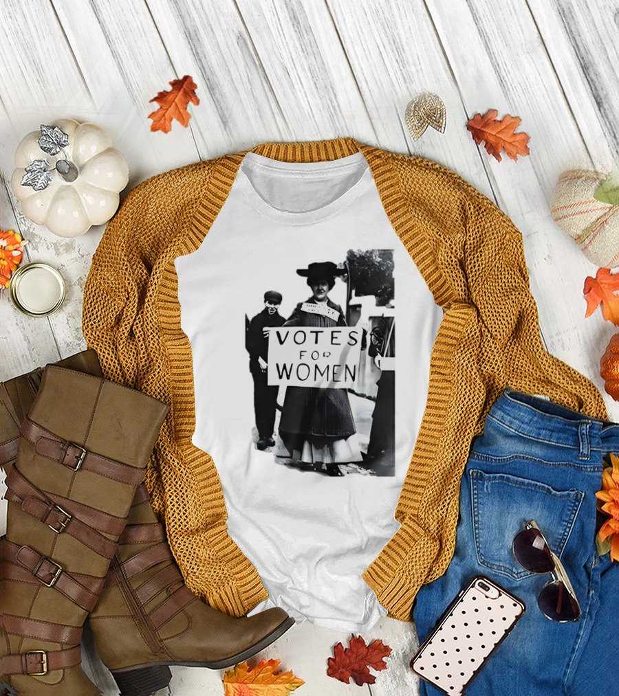 Votes for Women Vintage Suffragette Protest Historical Movement MJ Spider-Man Far From Home T-Shirt
