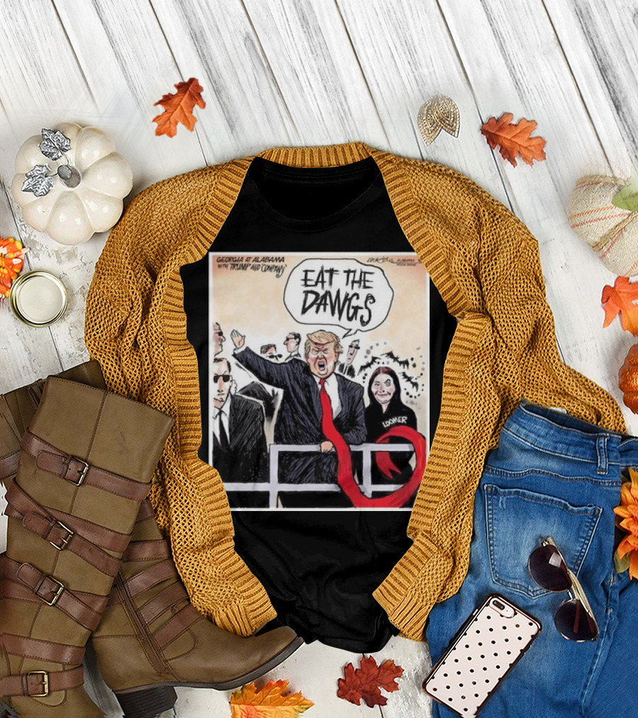 Georgia At Alabama Eat The Dawgs Trump And Company T-Shirt